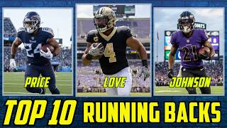 2026 NFL Draft Rookie RUNNING BACK Rankings WITH Favorite Landing Spots