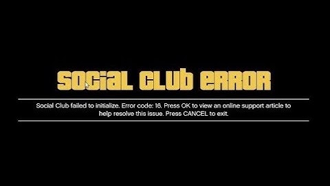 Fix GTA V Social Club Failed to Initialize Error Code:16. Виправлення помилки в ГТА Код:16