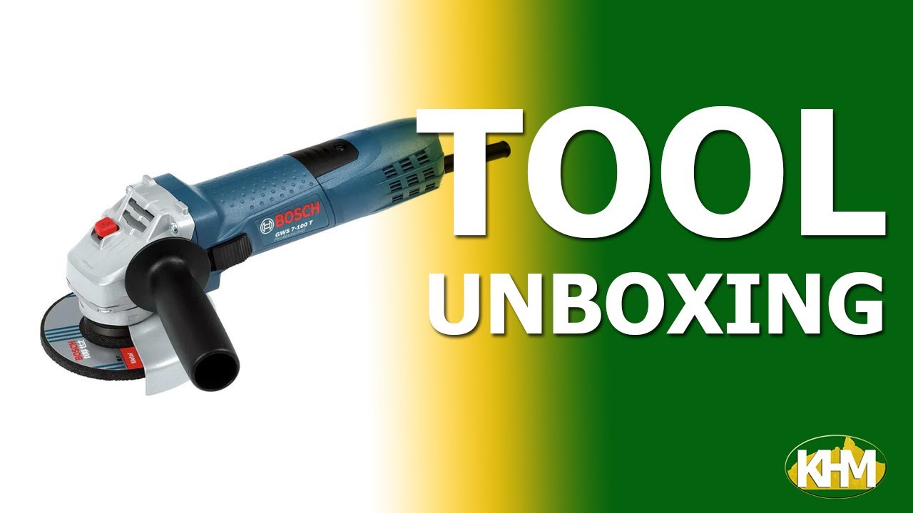 Bosch GWS 7 100 T High Torque Angle Grinder 4 100mm 720W High Torque Quick Unboxing