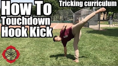 How to Touchdown Hook Kick | Tricking Basics Tutorial