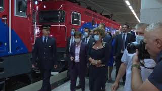 Beograd, Ana Brnabic U Obilasku Voza Connecting Europe Express Na Western Balkans Rail Summit 2021