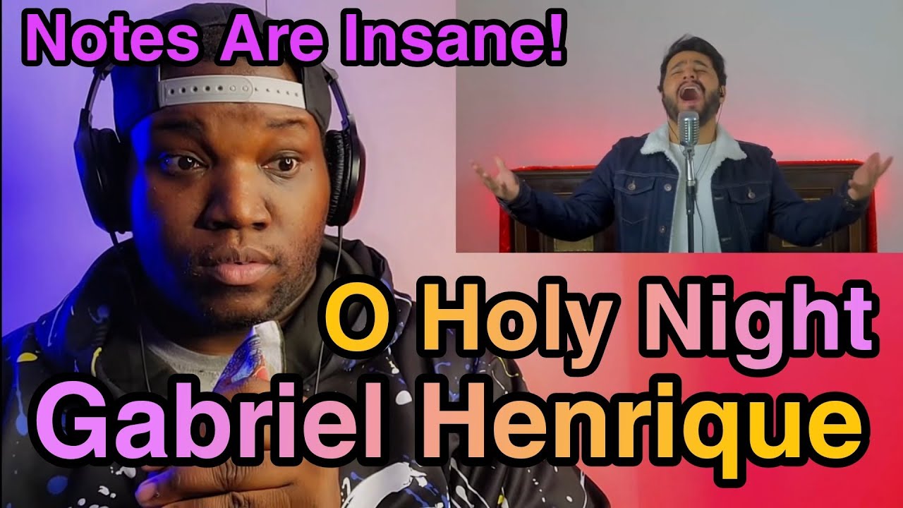Gabriel Henrique | O' Holy Night | ( Mariah Carey Cover) | Reaction