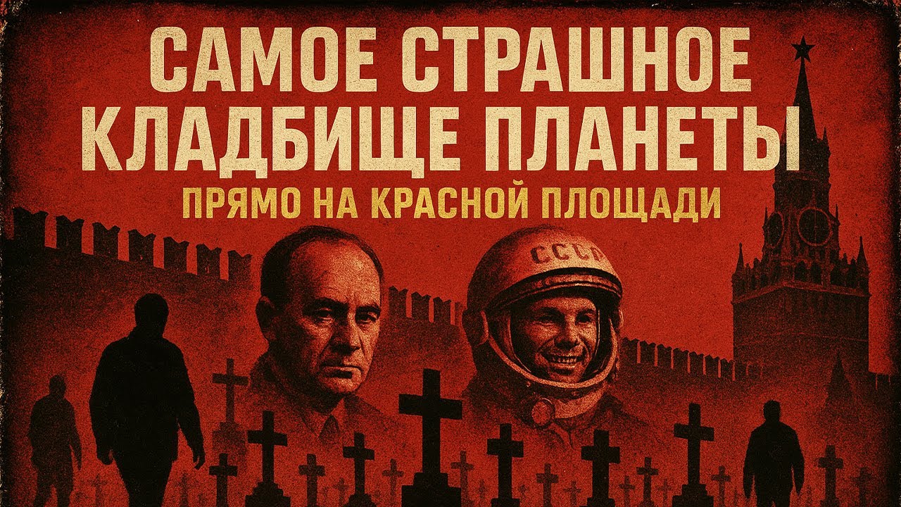 САМОЕ СТРАШНОЕ КЛАДБИЩЕ ПЛАНЕТЫ ПРЯМО НА КРАСНОЙ ПЛОЩАДИ. ЗАЧЕМ захоранивали в кремлёвской стене?