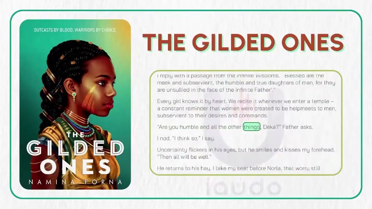 FULL The Gilded Ones  by Namina Forna   Fantasy novel audiobook english