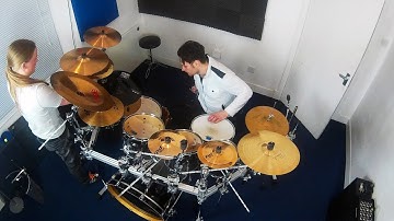 DICK GILCHRIST - Studio Time Lapse Drum Kit Set Up