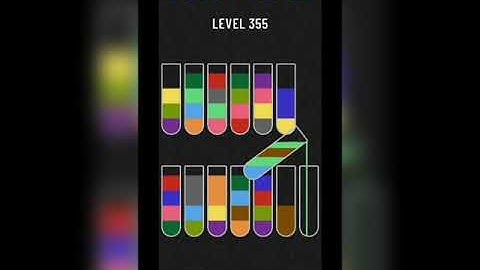 Water sort puzzle level 355