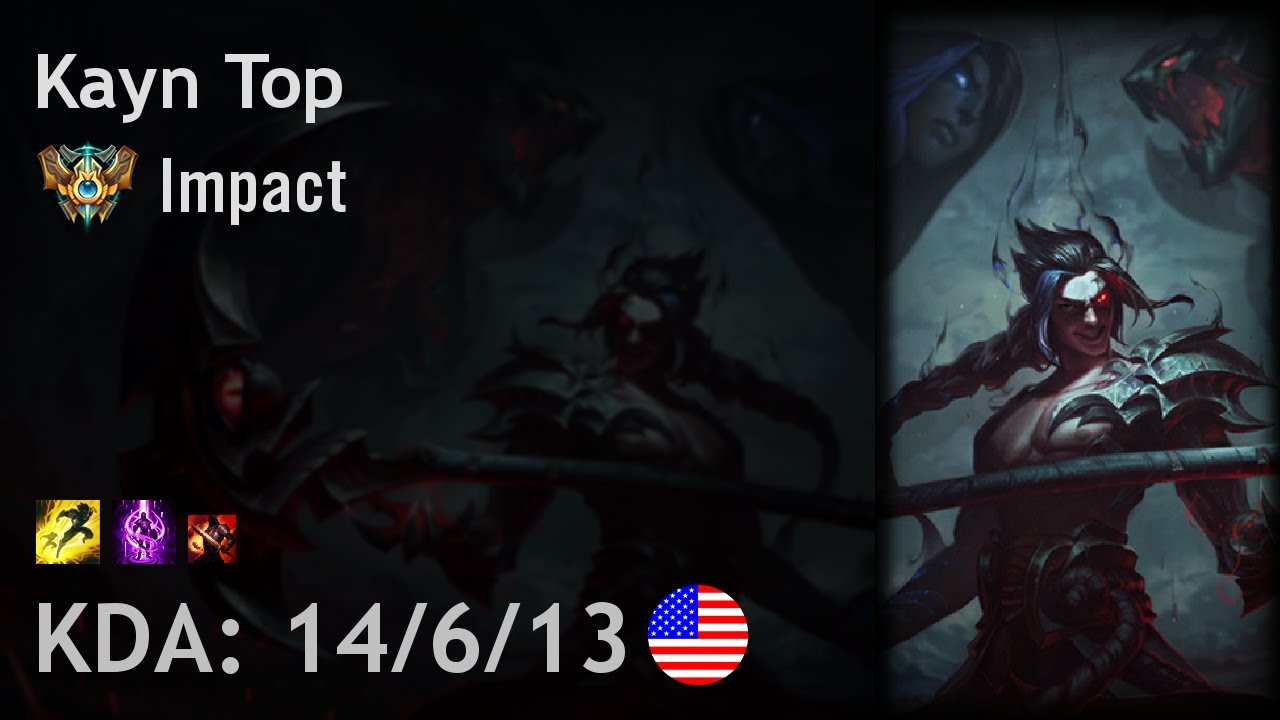 Kayn Top vs Camille - Impact - NA Challenger Patch 7.14