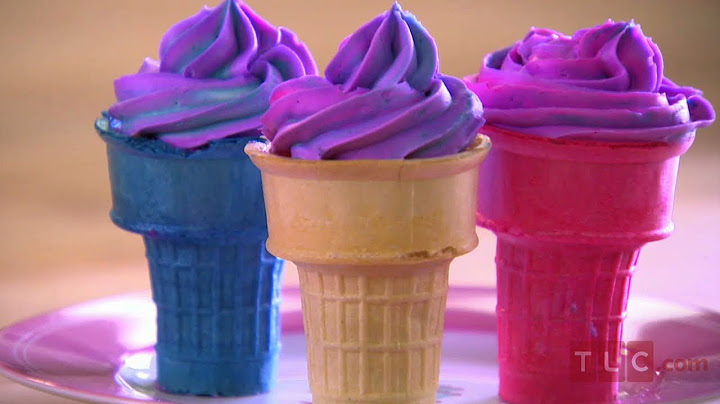 Sofia Makes Ice Cream Cone Cupcakes I Cake Boss