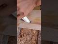 Menutup kayu yang berlubang #woodworking #diy #tukangkayu #tips #tools