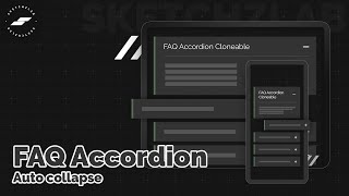 FAQ Accordion Auto Collapse - Webflow Cloneable - SketchzLab