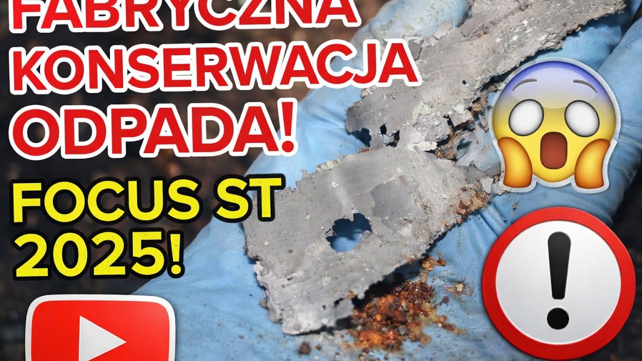 Najgorzej zakonserwowane auto. Ford Focus ST. Konserwacja podwozia.