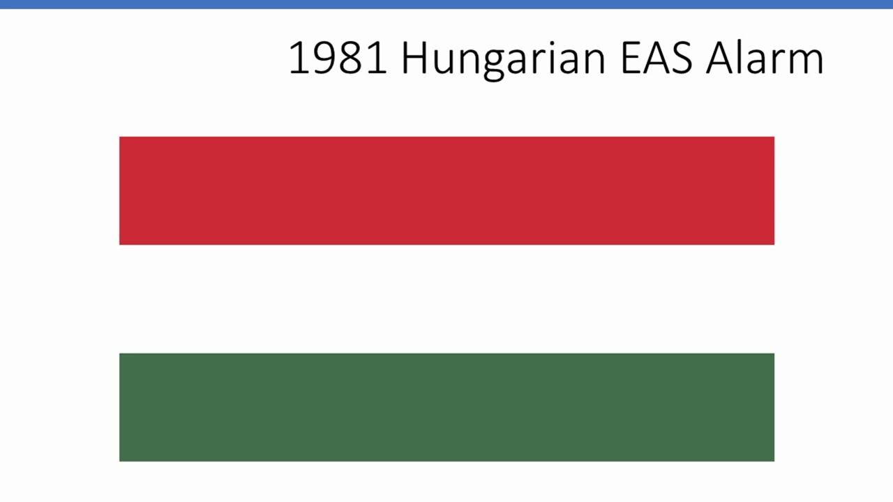 1981 Hungarian EAS Alarm YouTube