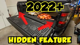 HIDDEN TAILGATE FEATURE ON MY 2023 NISSAN PRO4X LUXURY