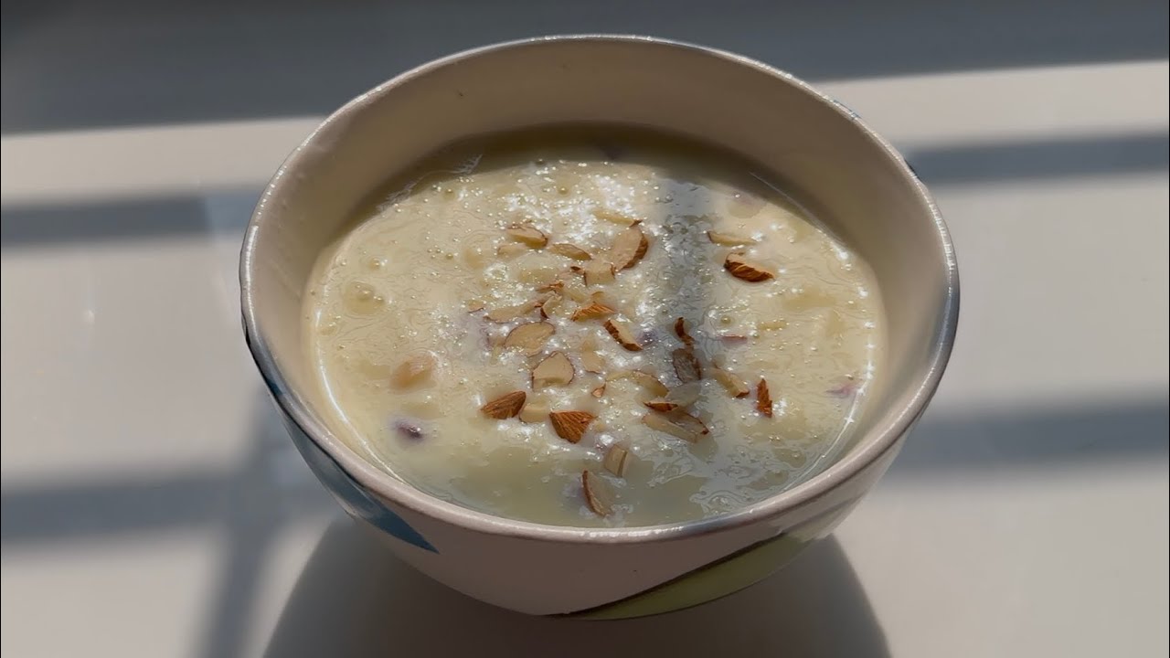 Sabudana custard Kheer 
