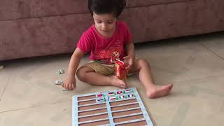 #20 moths old identifying #flags #Part1 #stacking ring toy #Activities for #kids