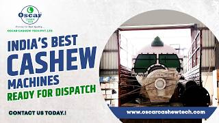 India’s Premium Cashew Processing Machines Ready for Dispatch! 🚛 | Oscar Cashew Tech