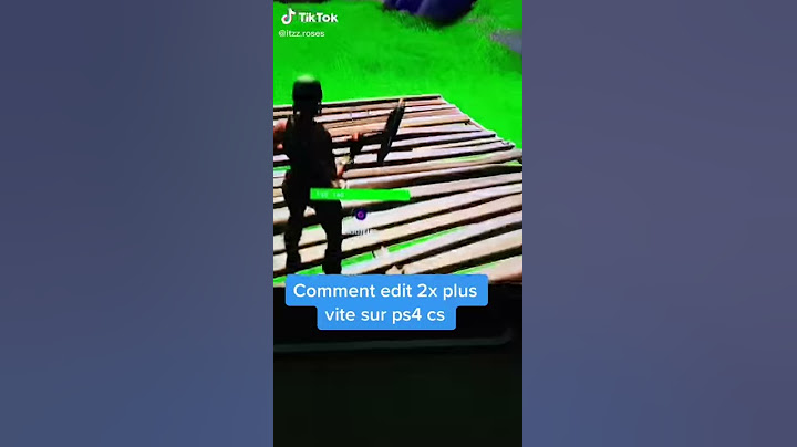 (tuto) comment éditer plus vite sur fortnite ps4