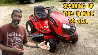 Craftsman YT3000. Let's clean this mess up and get her ready to sell!