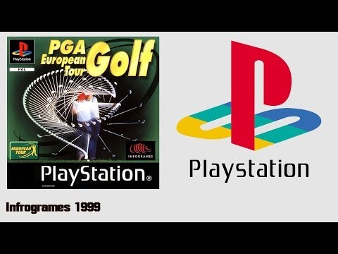 PGA European Tour Golf (PS1)(2000) Intro + Gameplay (HD)