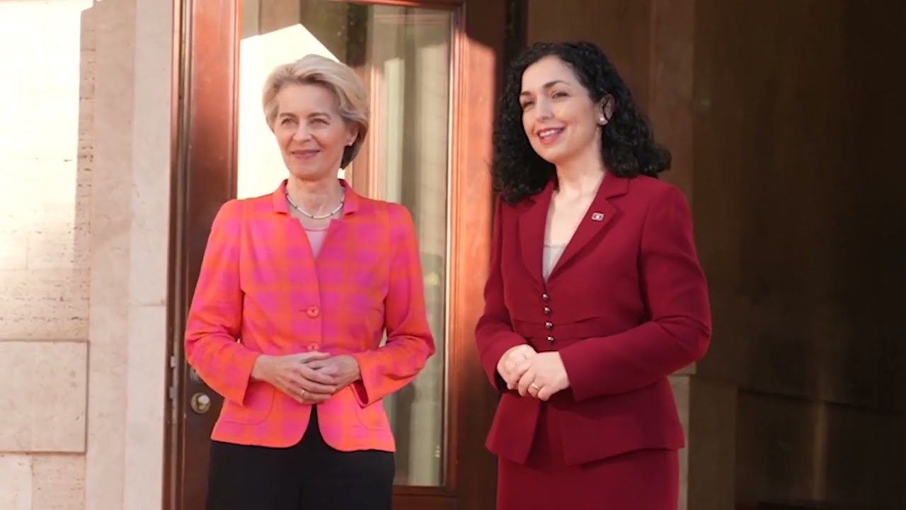Von Der Leyen reiterates support of Visa liberalisation and asks Osmani how Dua Lipa is!