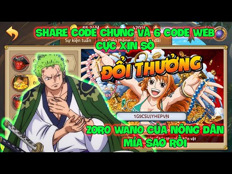 Video Huyền Thoại Hải Tặc - Share CODE Chung Và 6 CODE Web... - youtube