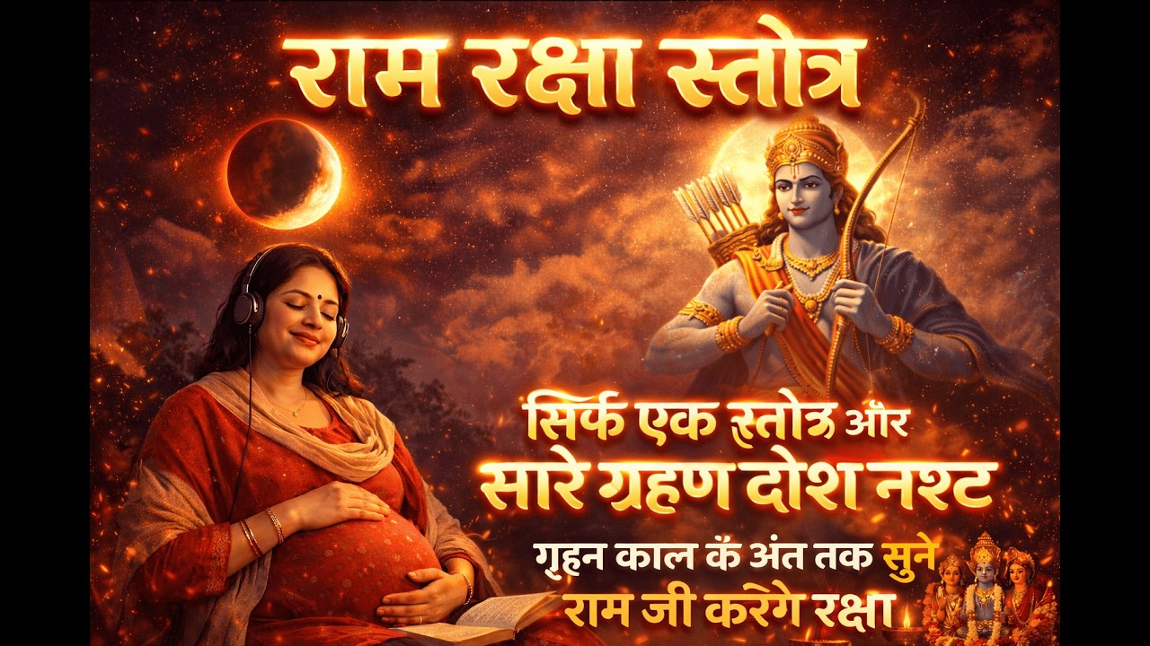 राम रक्षा स्तोत्र | चंद्रग्रहण में गर्भवती जरूर सुनें | गर्भ रक्षा के लिए सबसे शक्तिशाली स्तोत्र
