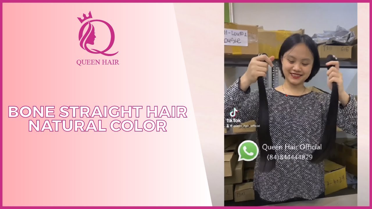 Bone Straight Hair Natural Color | QUEEN HAIR FACTORY