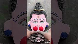 hu ru ru Rajasthani song Krishna statue making at homehu ru ru songladdugopal#shorts#gokula