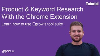 Amazon Chrome Extension - Best Plugin For Sellers Egrow Tutorial Video