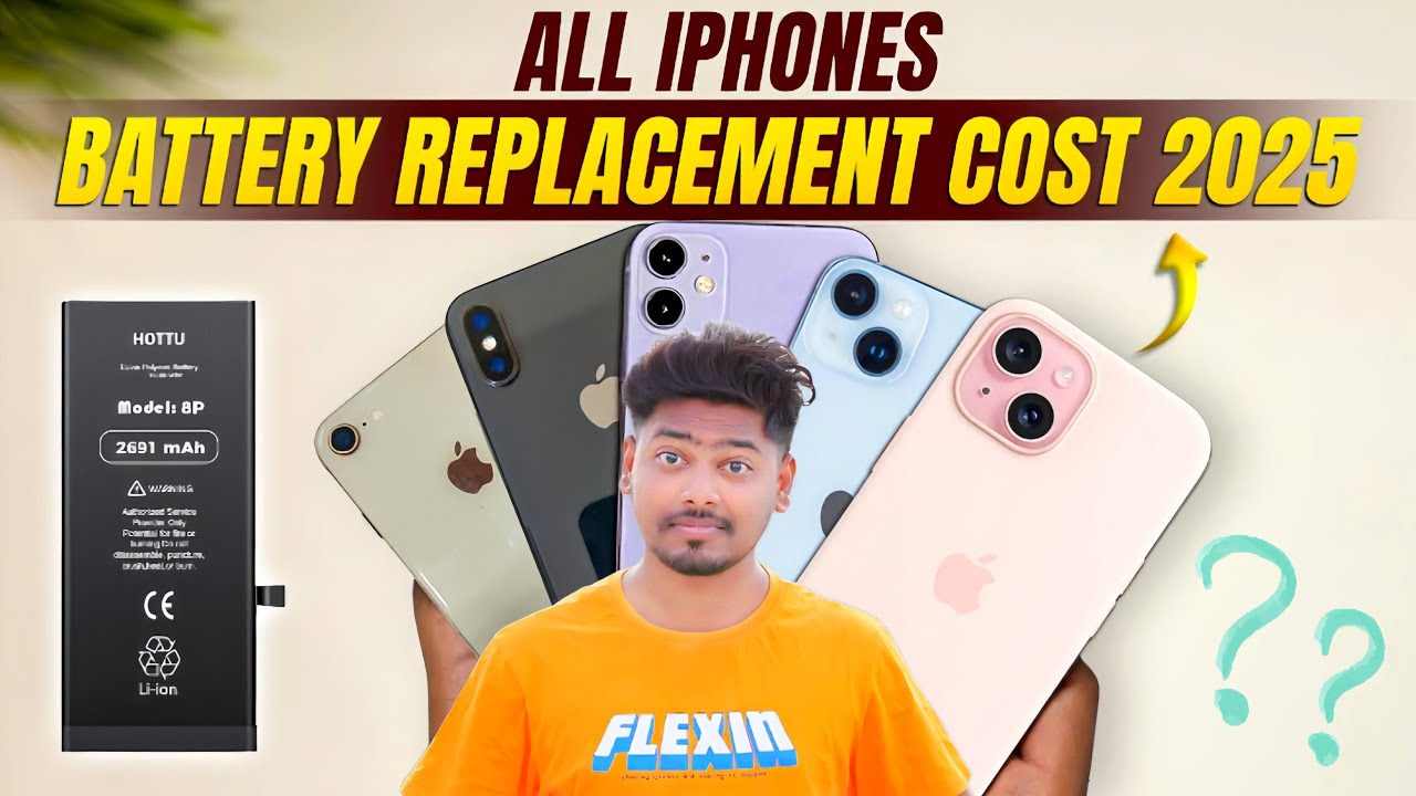 All iPhones Battery Problems & Replacement Cost in 2025 (India) - YouTube