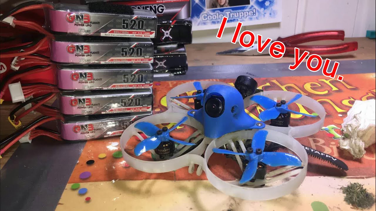 Fpv Freestyle, BetaFpv 85x  and  New GNB 520mAh 4S HV 55 grams 👍👌💖