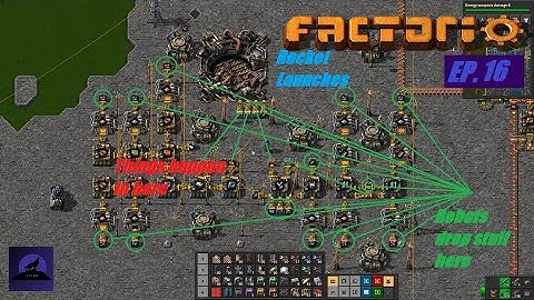 Wolf Plays Factorio Episode 16 Setting up the Rocket Silo