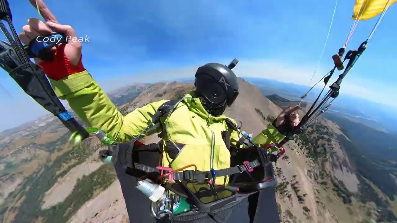 Paragliding the Teton Mountains