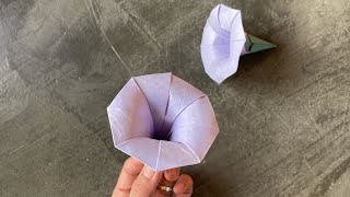 【高齢者向け】朝顔の折り紙制作。人気の夏の花で室内を色鮮やかに飾ってみませんか