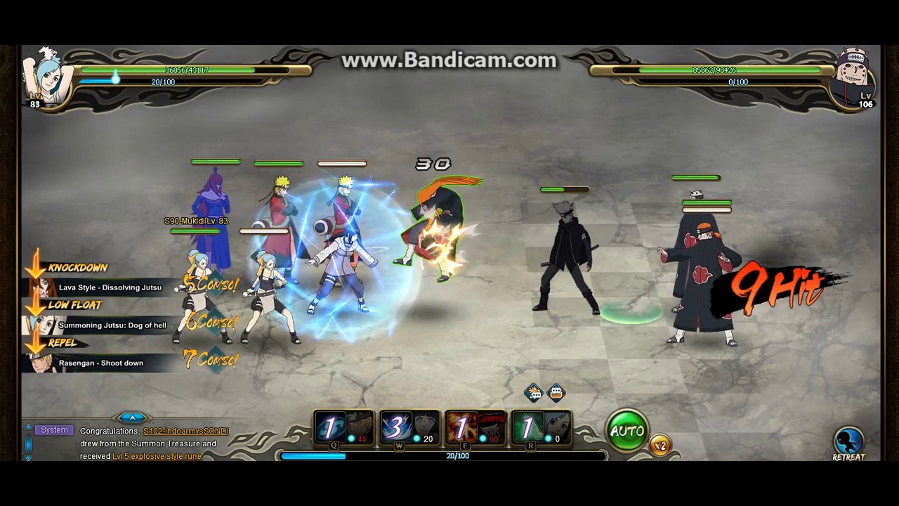 NarutoOnline Ninja exam 113 Water main