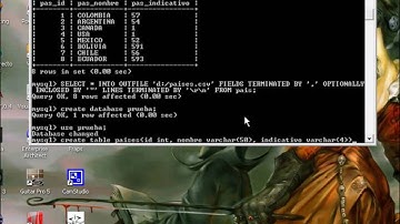 Exportar un tabla de mysql a .csv