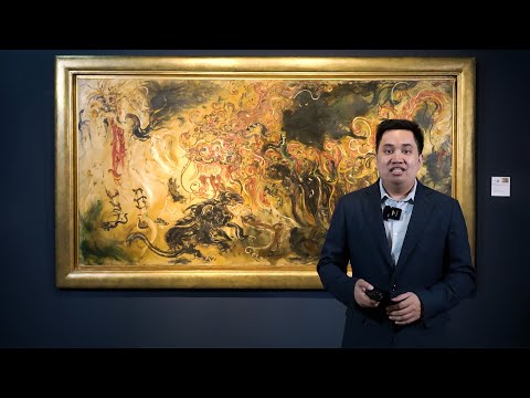 ART REVIEW: AFFANDI - Barong And Rangda (Barong Dan Rangda), 1968 | global auction
