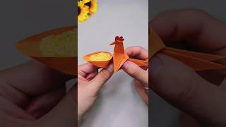 Touch Karo Aur Murgi Dana Chuge! 🤯 Paper Craft Magic #shorts #youtube