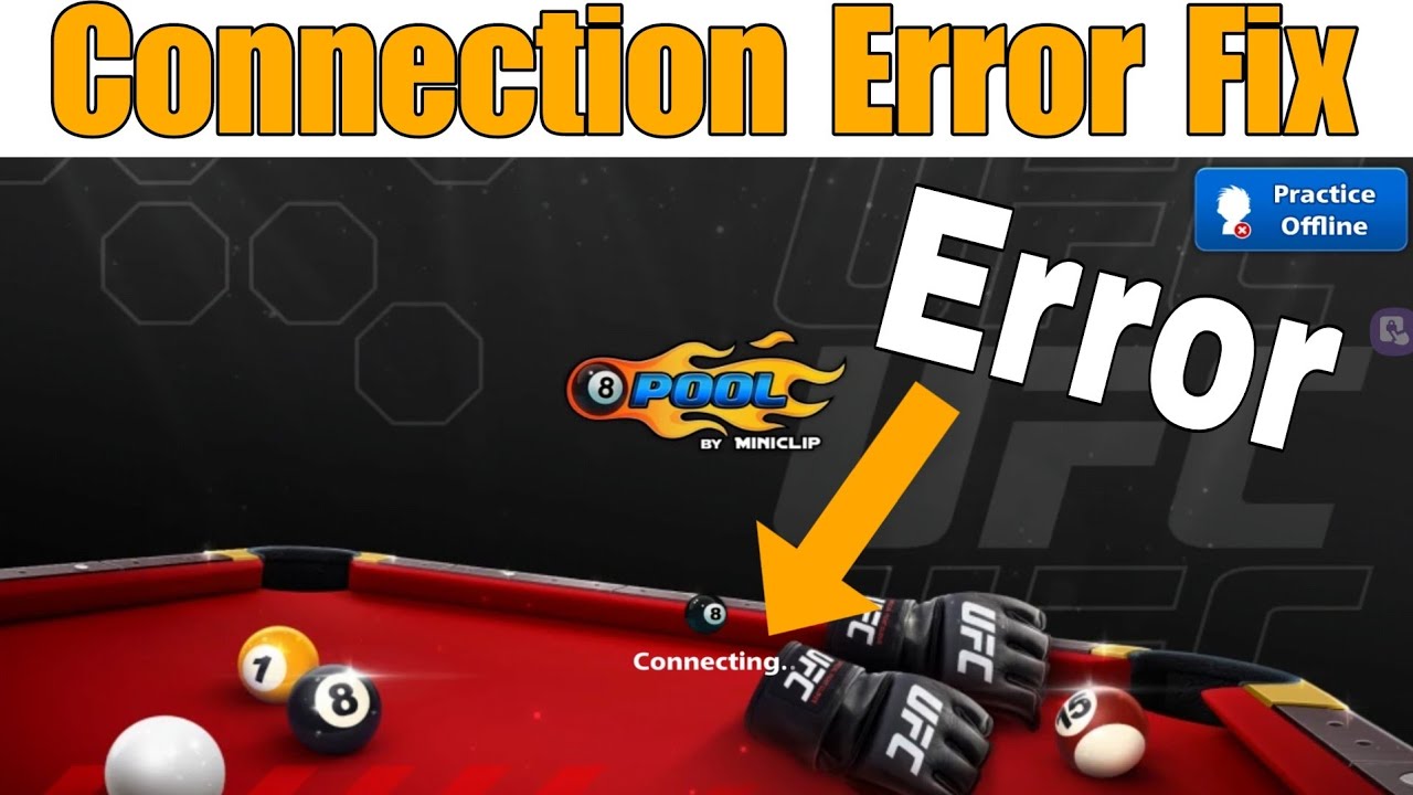 8 Ball Pool Connection Error Issue Fix! 24 Sept 2025