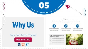 Why Us | The Tour & Travel Theme | PSD to HTML Conversion Template Design