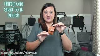 Thirty-One Snap To It Pouch