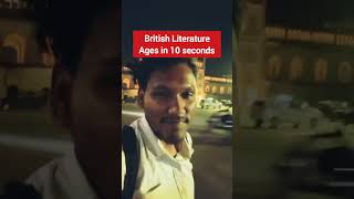British Literature Ages in Order 📚 | UGC NET English | CUET PG English Literature I LAQP01