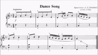 Lcm Piano 2021-2024 Grade 1 List A1 Scholze Dance Song Sheet Music