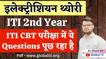 ITI CBT परीक्षा में पूछे गये Questions | ITI Electrician Theory 2nd Year Question Paper