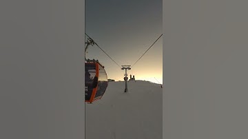 Flying my FPV drone over a Ski Resort in Asturias #shorts #sunset #fpvdrone #goprohero11