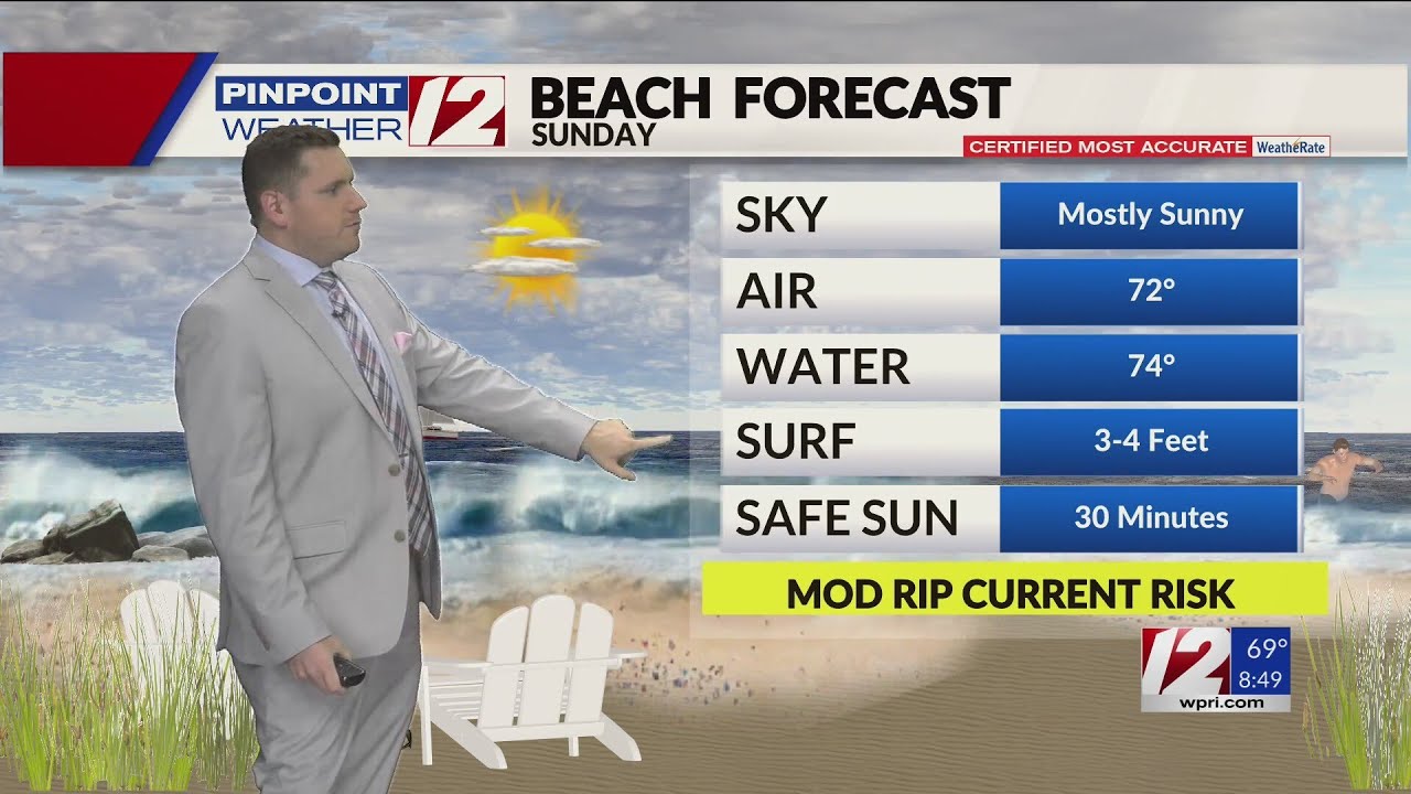 WPRI 12 Weather Forecast 8/11/24: Nice Stretch of Weather Ahead - YouTube