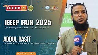 Abdul Basit, Sales Manager At Earthsoft Technologies Pvt. Ltd. Interview At Ieeep Fair 2025