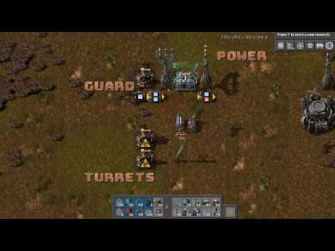 Power-Saving Laser Turrets, Factorio 0.15