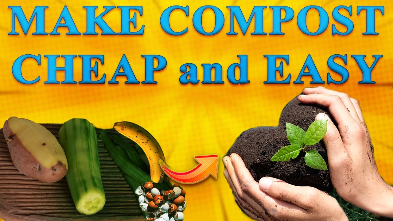 How to make COMPOST in the easiest way 👌💚/ The cheapest method to
