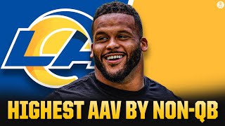 Rams give Aaron Donald $40 MILLION RAISE with new 3-year contract deal | CBS Sports HQ Update